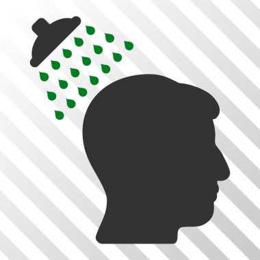 Kafa duş vektör simgesi