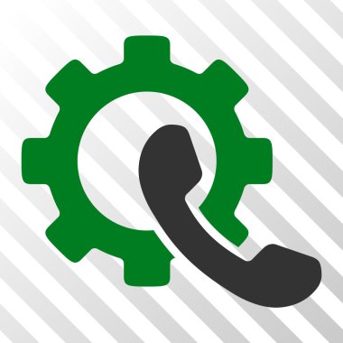 Telefon yapılandırma vektör simgesi