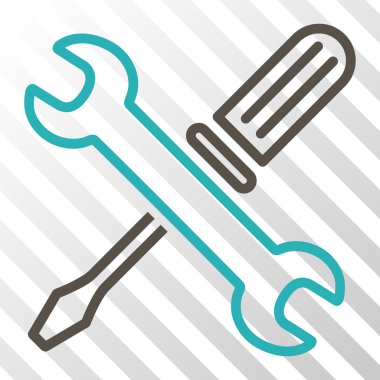 Ayarlama araçları vektör simgesi