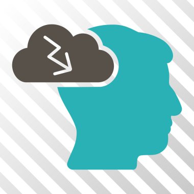 Beyin fırtınası vektör simgesi