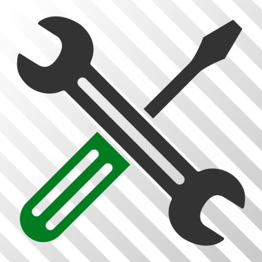 Somun anahtarı ve tornavida vektör simgesi