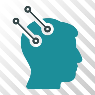 Sinirsel arayüz konektörleri vektör simgesi