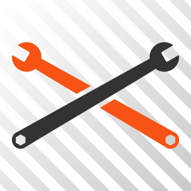 İngiliz anahtarları vektör simgesi