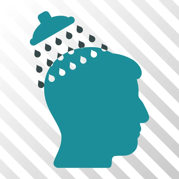Head Shower Vector Icon — Stock Vector