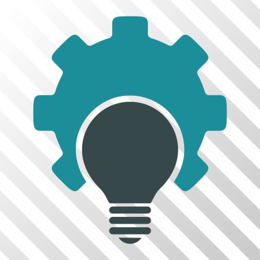 Ampul yapılandırma dişli vektör simgesi