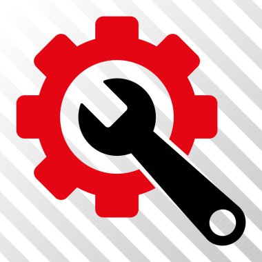 Dişli ve anahtar vektör simgesine