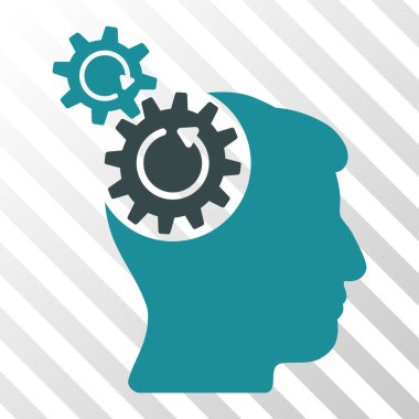 Kafa SMM döndürme vektör simgesi