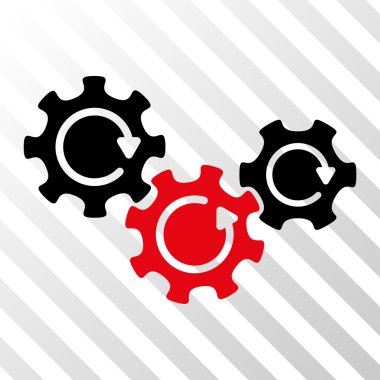 Şanzıman vites döndürme vektör simgesi