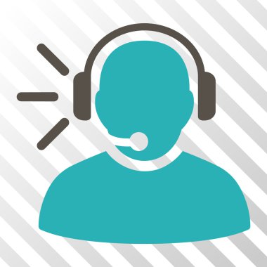 Operatör ileti vektör simgesi