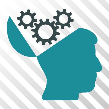 Açık fikirli Gears vektör simgesi