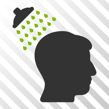 Kafa duş vektör simgesi