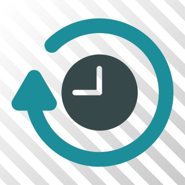 Saat vektör simgesi tekrar