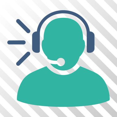 Operatör ileti vektör simgesi