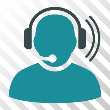 Operatör sinyal vektör simgesi