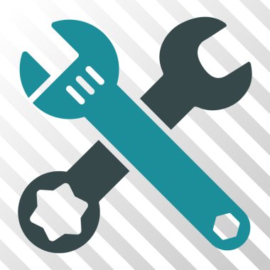 İngiliz anahtarları vektör simgesi