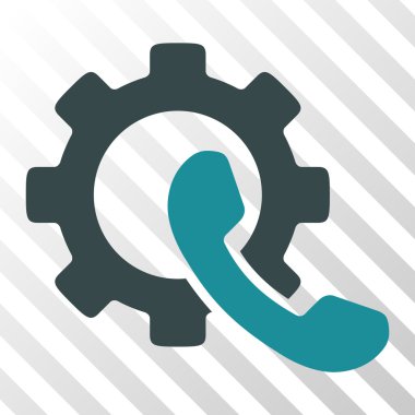 Telefon yapılandırma vektör simgesi