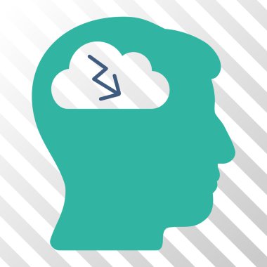 Beyin fırtınası vektör simgesi