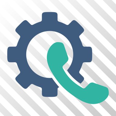 Telefon yapılandırma vektör simgesi