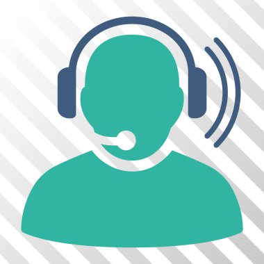 Operatör sinyal vektör simgesi