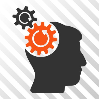 Kafa SMM döndürme vektör simgesi