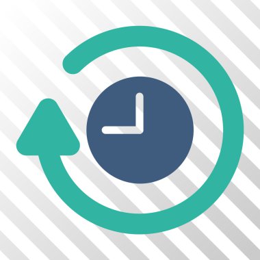 Saat vektör simgesi tekrar