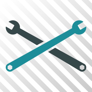 İngiliz anahtarları vektör simgesi