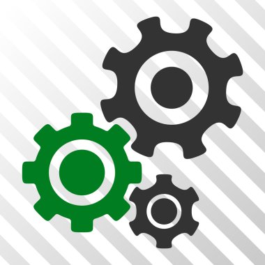 Dişli mekanizması vektör simgesi