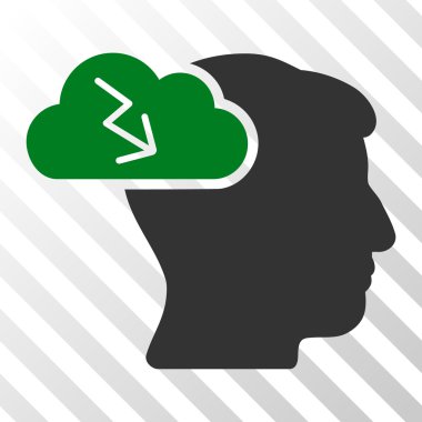 Beyin fırtınası vektör simgesi