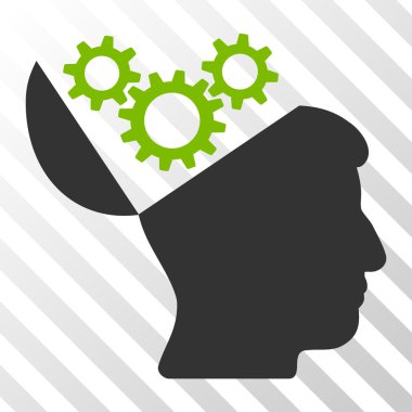 Açık fikirli Gears vektör simgesi
