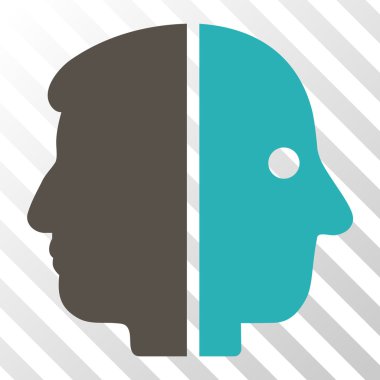 Çift yüzlü vektör simgesi