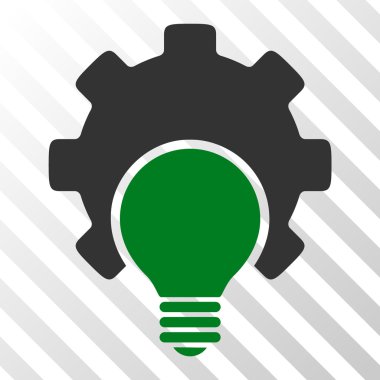 Ampul yapılandırma dişli vektör simgesi