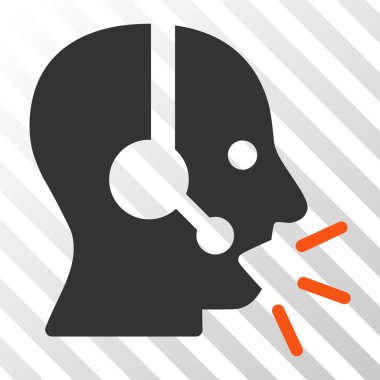 Operatör ileti vektör simgesi