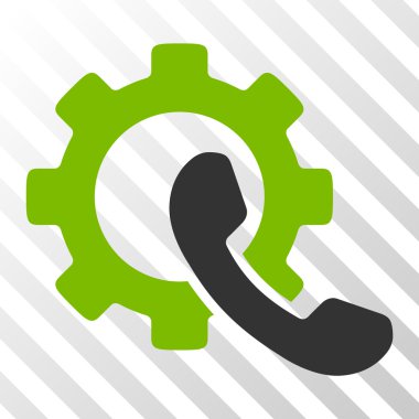 Telefon yapılandırma vektör simgesi