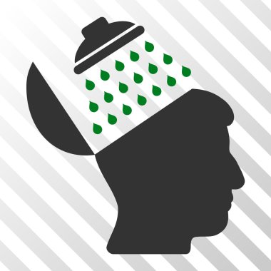 Propaganda beyin duş vektör simgesi