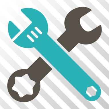 İngiliz anahtarları vektör simgesi