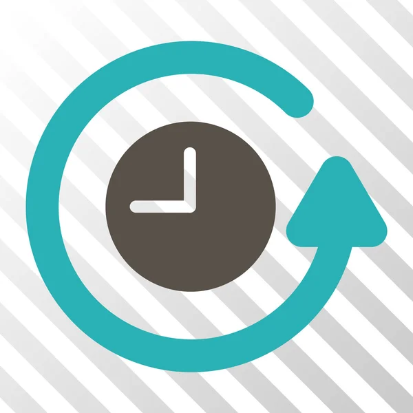 Restaurar ícone de vetor de relógio —  Vetores de Stock