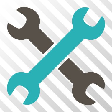 İngiliz anahtarları vektör simgesi