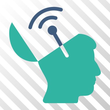 Açık fikirli radyo arayüzü vektör simgesi