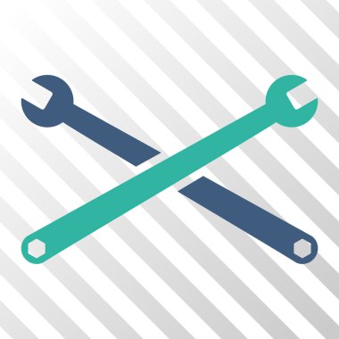 İngiliz anahtarları vektör simgesi