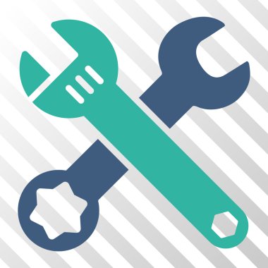 İngiliz anahtarları vektör simgesi