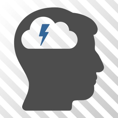 Beyin fırtınası vektör simgesi