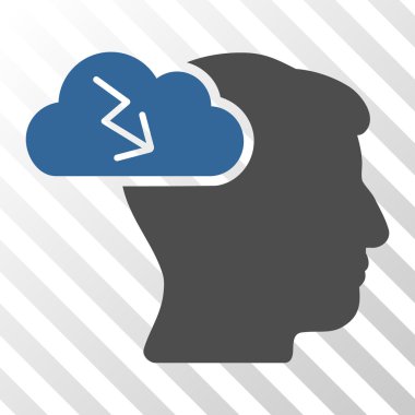Beyin fırtınası vektör simgesi