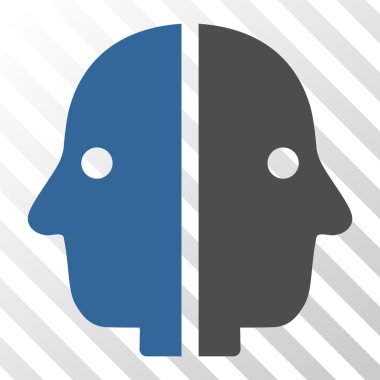 Çift yüzlü vektör simgesi