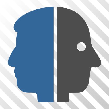 Çift yüzlü vektör simgesi