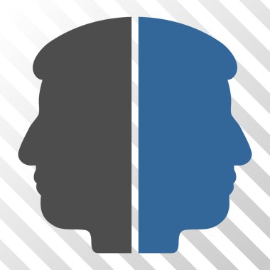 Çift yüzlü vektör simgesi