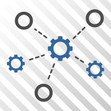 Gears'ı ilişkileri vektör simgesi