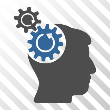 Kafa SMM döndürme vektör simgesi