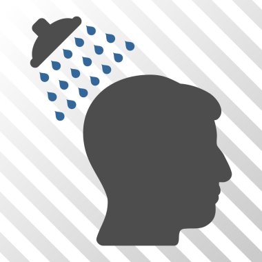 Kafa duş vektör simgesi