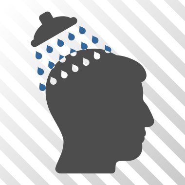 Kafa duş vektör simgesi