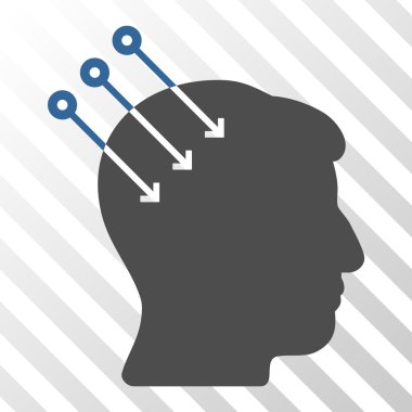 Sinirsel arayüz konektörleri vektör simgesi